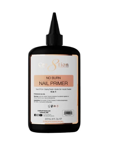 Cre8tion 4 in 1  No Burn Nail Primer 8 OZ
