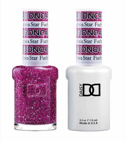 DND Gel matching Lacquer Duo #403 FUCHSIA STAR