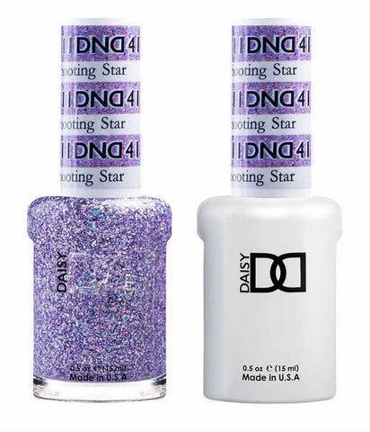 DND Gel matching Lacquer Duo #411 SHOOTING STAR
