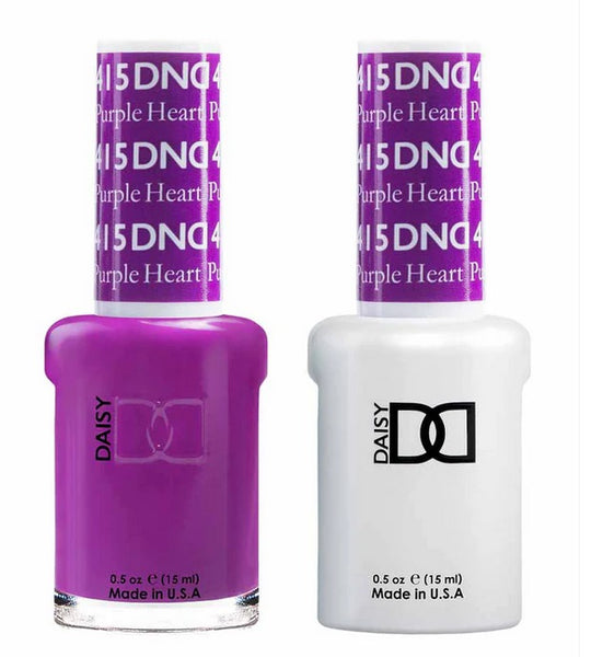 DND Gel matching Lacquer Duo #415 PURPLE HEART