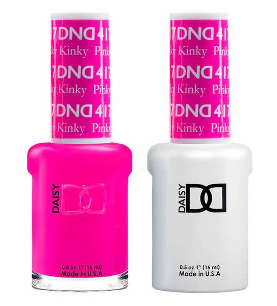 DND Gel matching Lacquer Duo #417 PINKY KINKY