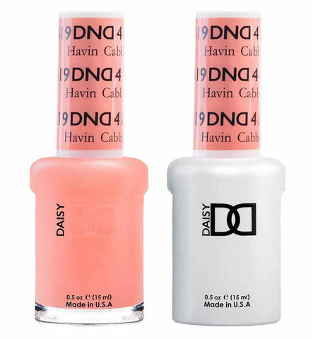 DND Gel matching Lacquer Duo #419 HAVIN CABBLER