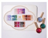 The Nail Supply Store HANG Starry Cat Eye gel polish set with 36 colors, 18ml bottles, and included magnetic tool and display stand.