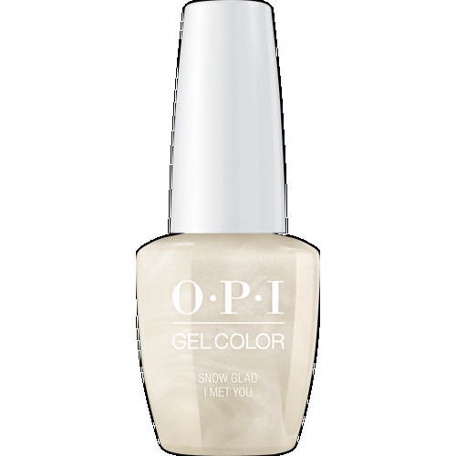 OPI GELCOLOR, SNOW GLAD I MET YOU