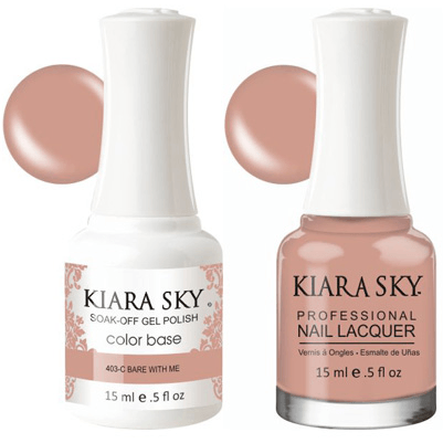 Kiara Sky Gel + Nail Polish - Bare With Me - 403