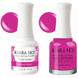 Kiara Sky Gel + Nail Polish - Pink Lipstick - 422
