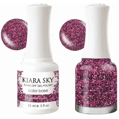 Kiara Sky Gel + Nail Polish - Purple Spark - 430