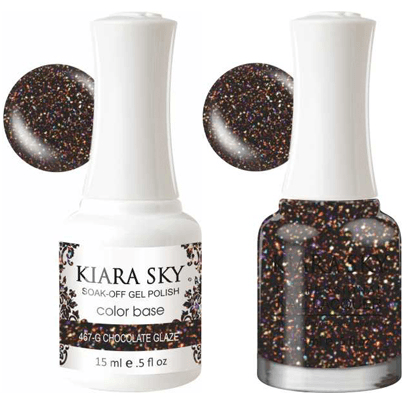 Kiara Sky Gel + Nail Polish - Chocolate Glaze – 467