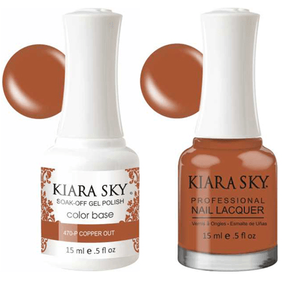 Kiara Sky Gel + Nail Polish - Cooper Out – 470