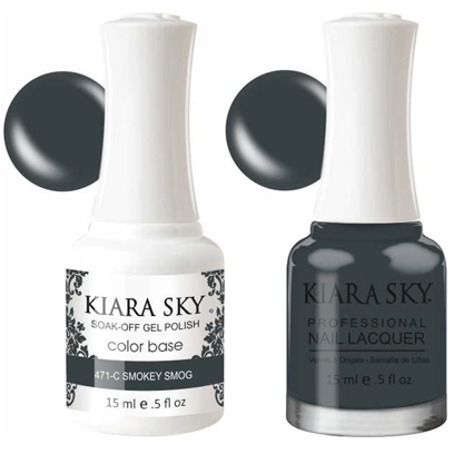 Kiara Sky Gel + Nail Polish - Smokey Smog – 471