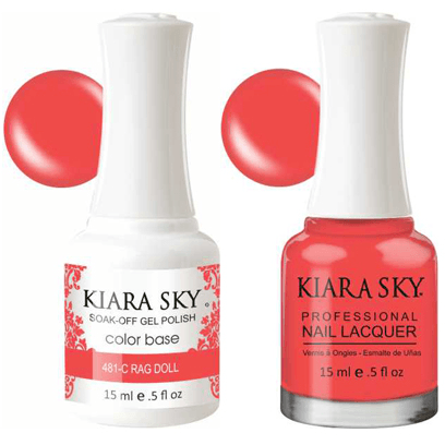 Kiara Sky Gel + Nail Polish - Rag Doll – 481