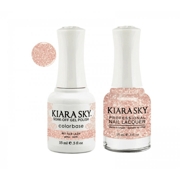 Kiara Sky Gel + Nail Polish - MY FAIR LADY 495