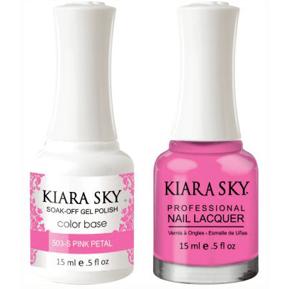 Kiara Sky Gel + Nail Polish - PINK PETAL 503