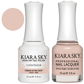 Kiara Sky Gel + Nail Polish - CREAM OF THE CROP 536