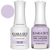 Kiara Sky Gel + Nail Polish -LILAC LOLLIE 539