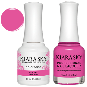 Kiara Sky Gel + Nail Polish -PIXIE PINK 541