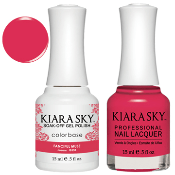 Kiara Sky Gel + Nail Polish - FANCIFUL MUSE 553