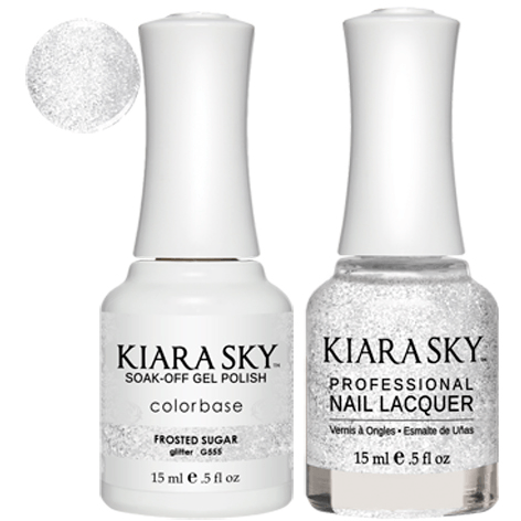 Kiara Sky Gel + Nail Polish - FROSTED SUGAR #555