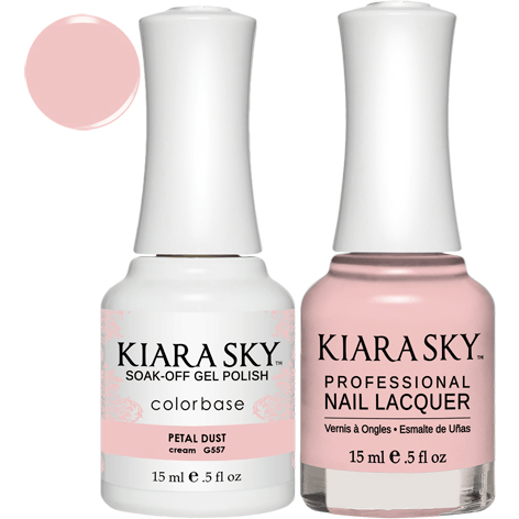 Kiara Sky Gel + Nail Polish - PETAL DUST #557