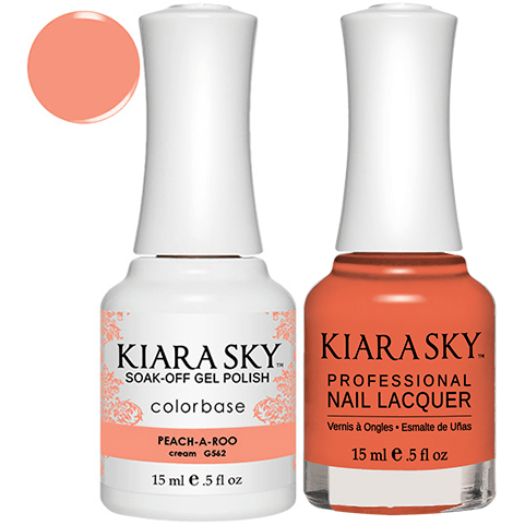 Kiara Sky Gel + Nail Polish - PEACH-A-ROO #562