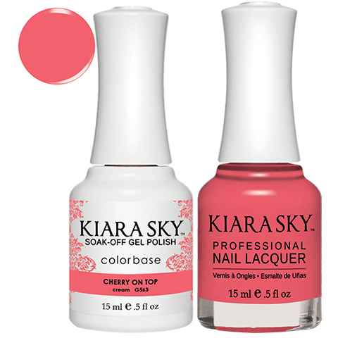 Kiara Sky Gel + Nail Polish - CHERRY ON TOP #563