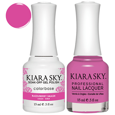 Kiara Sky Gel + Nail Polish - RAZZLEBERRY SMASH 564
