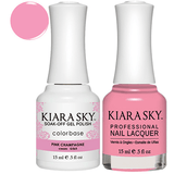 Kiara Sky Gel + Nail Polish - PINK CHAMPAGNE 565