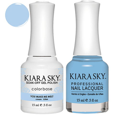 Kiara Sky Gel + Nail Polish - YOU MAKE ME MELT 566