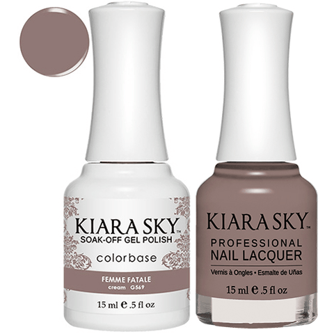 Kiara Sky Gel + Nail Polish - FEMME FATALE #569