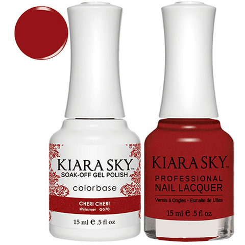 Kiara Sky Gel + Nail Polish - CHERI CHERI 570