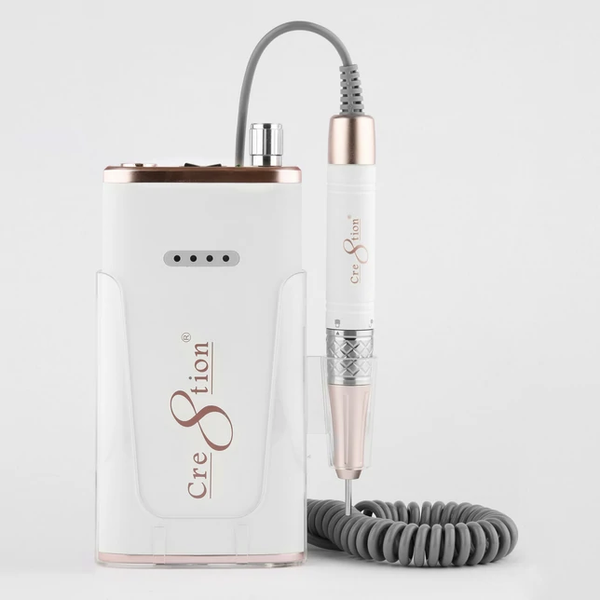 Cre8tion White Cordless Nail Filing / Drill Machine