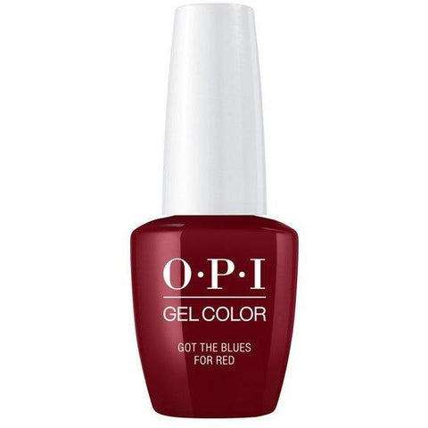 OPI GELCOLOR, GOT THE BLUES FOR RED W52