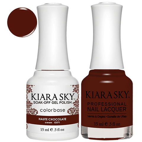 Kiara Sky Gel + Nail Polish - HAUTE CHOCOLATE