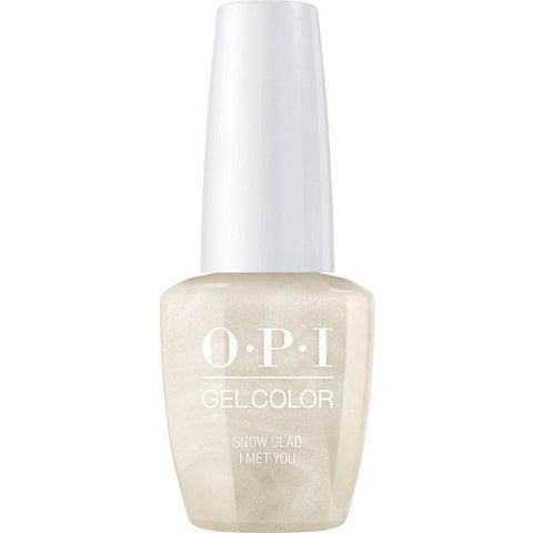 OPI Gelcolor Snow Glad I Met You, 0.5 oz